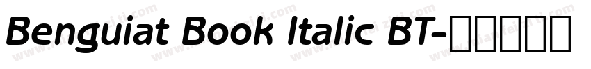 Benguiat Book Italic BT字体转换